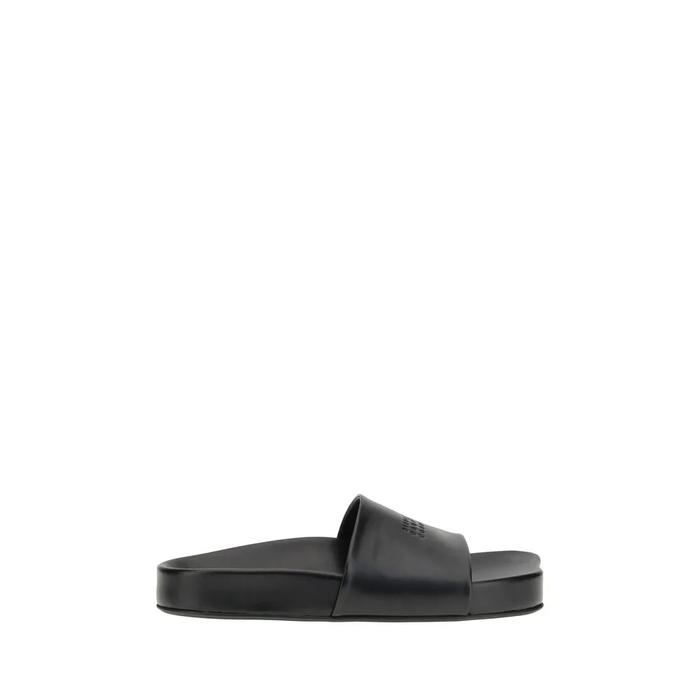 MM6 Anatomic leather Sandals