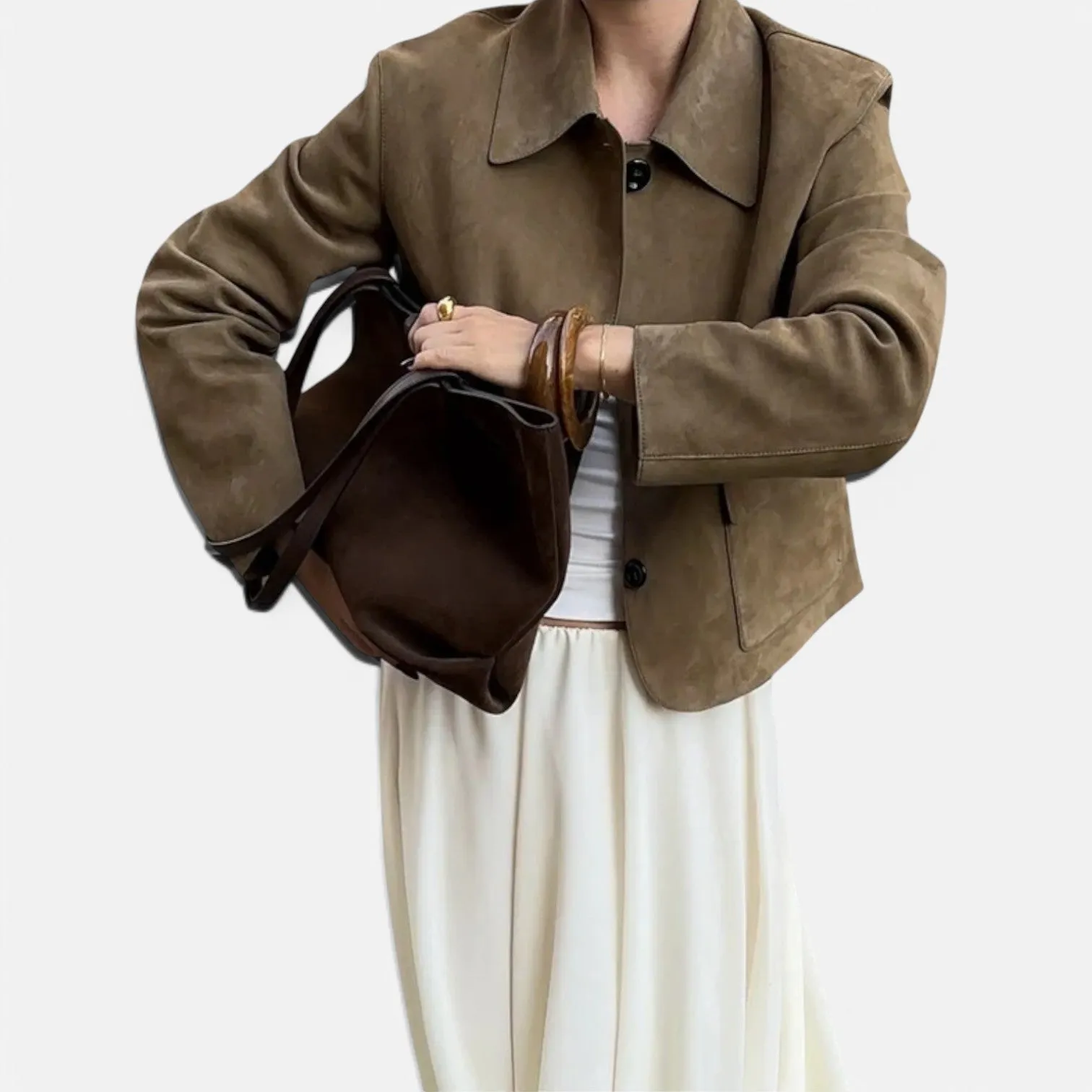 Monacogents | Retro Suede Women's Jacket