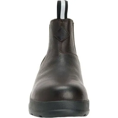 Muck Men's Chore Farm Leather Waterproof Comp Toe Work Boot - Black - CCLC-900