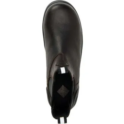 Muck Men's Chore Farm Leather Waterproof Comp Toe Work Boot - Black - CCLC-900