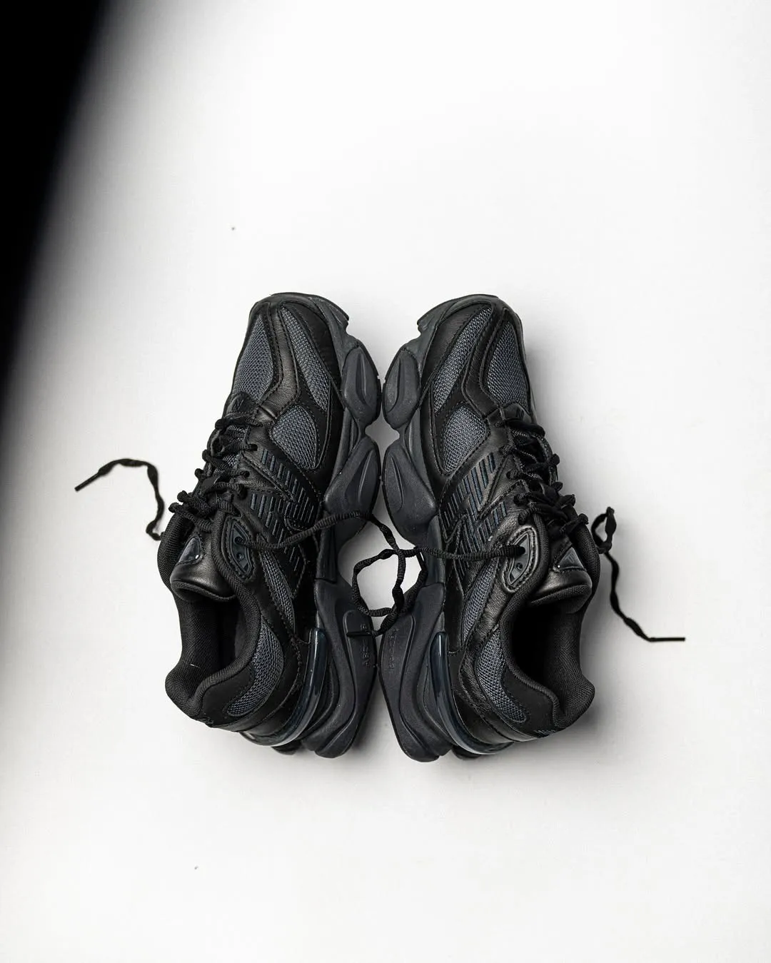 New Balance 9060 Triple Black Leather