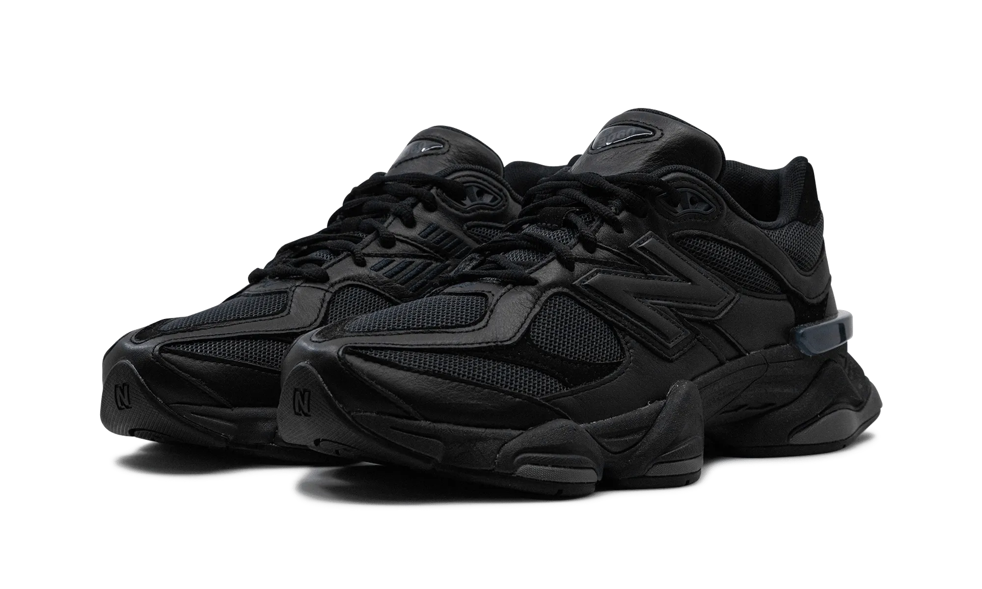 New Balance 9060 Triple Black Leather