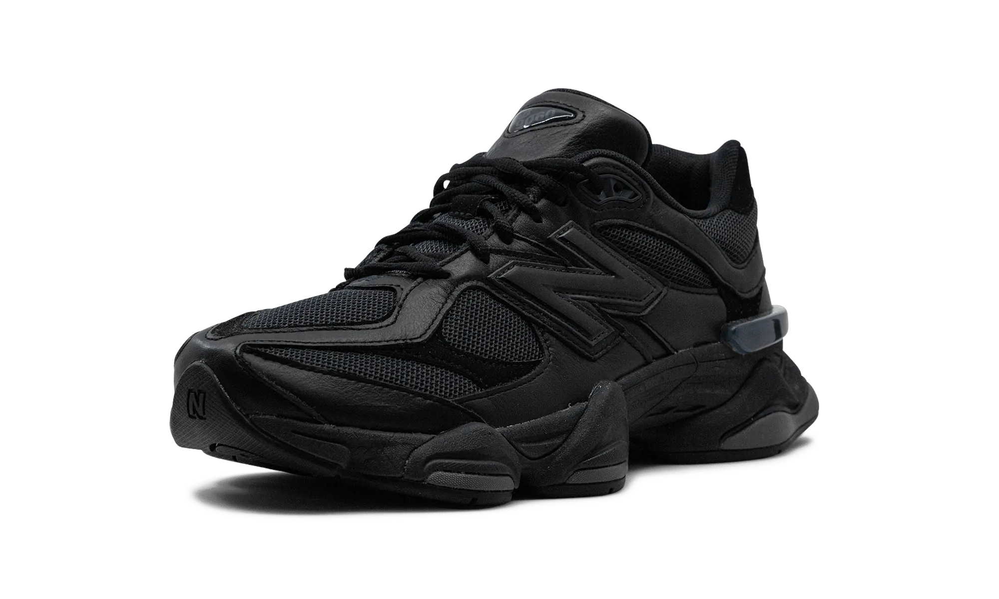 New Balance 9060 Triple Black Leather
