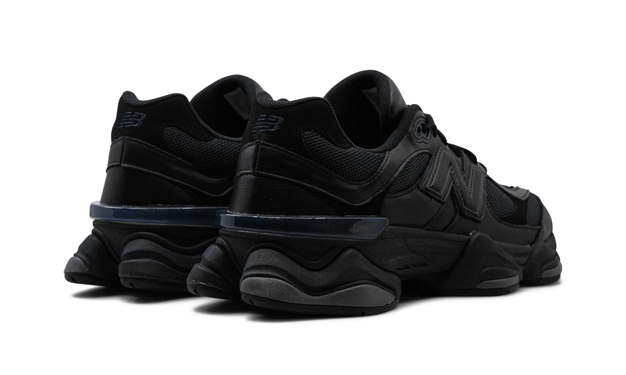 New Balance 9060 Triple Black Leather