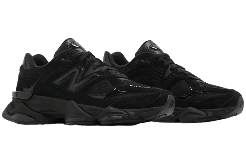 New Balance 9060 Triple Black Patent
