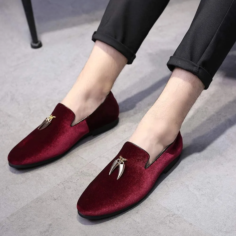 NXY Men's Luxury Penny Slip-On Loafer Party Dancing Shoes