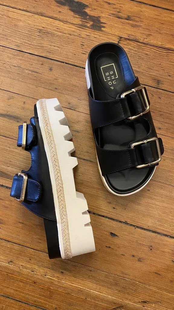 Platform Two Buckle Sandals