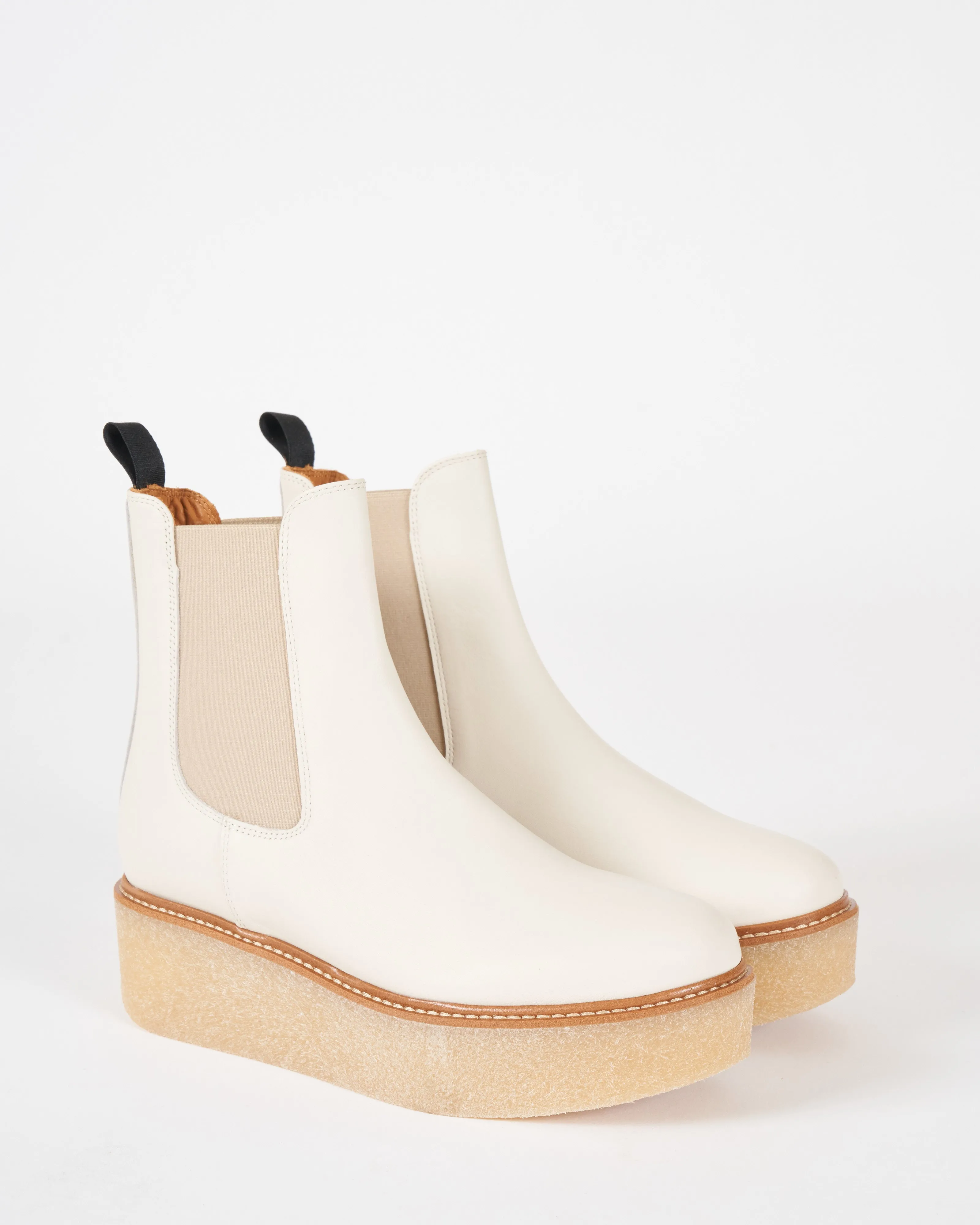 pooky boot - cream calf