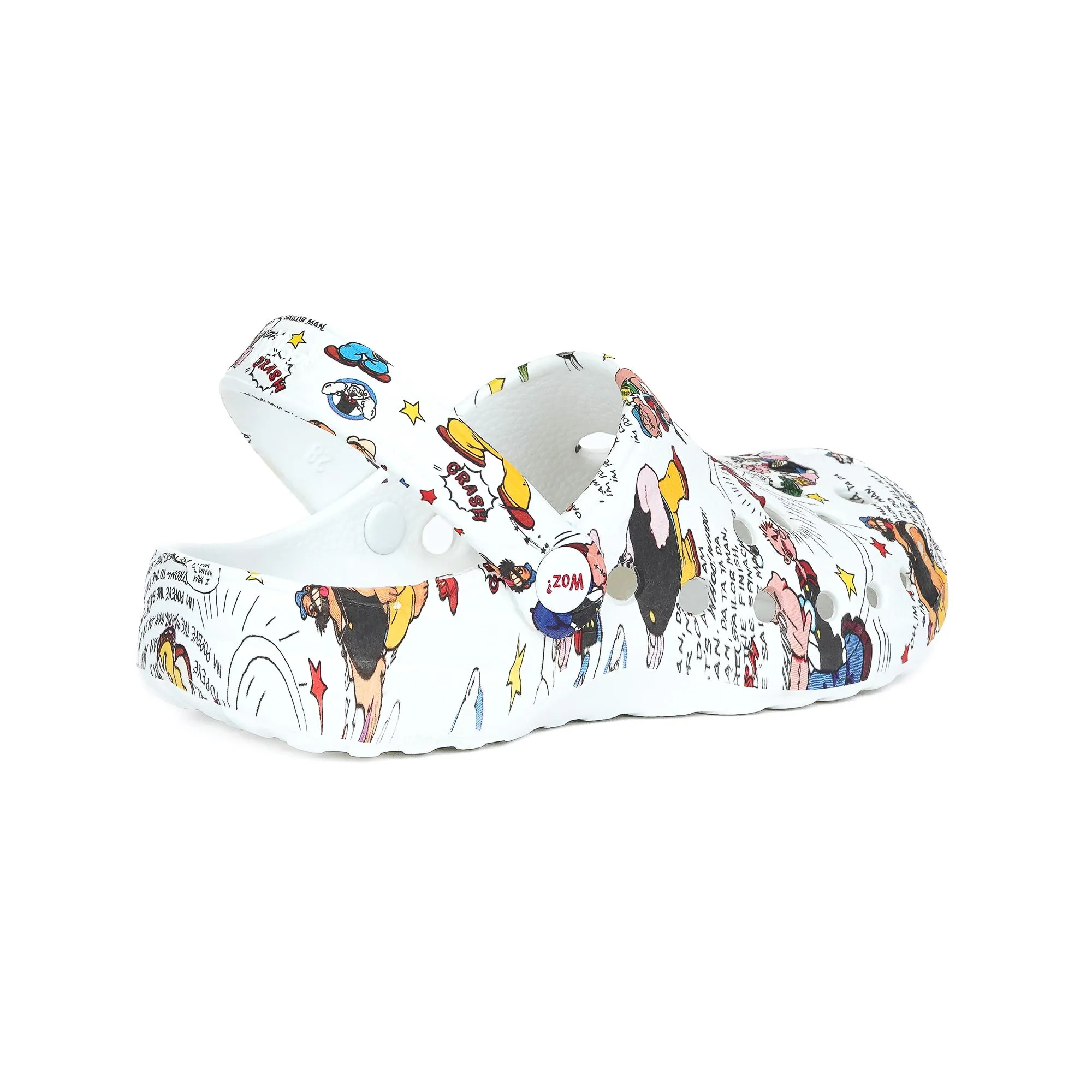 Popeye vs Brutus Print Clogs