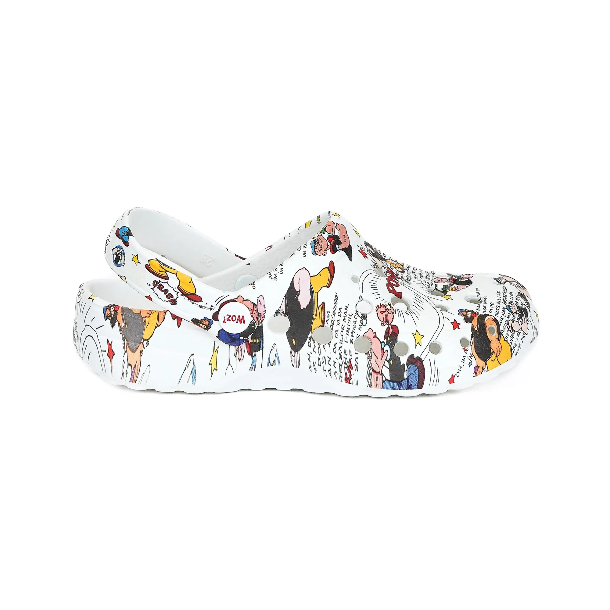 Popeye vs Brutus Print Clogs