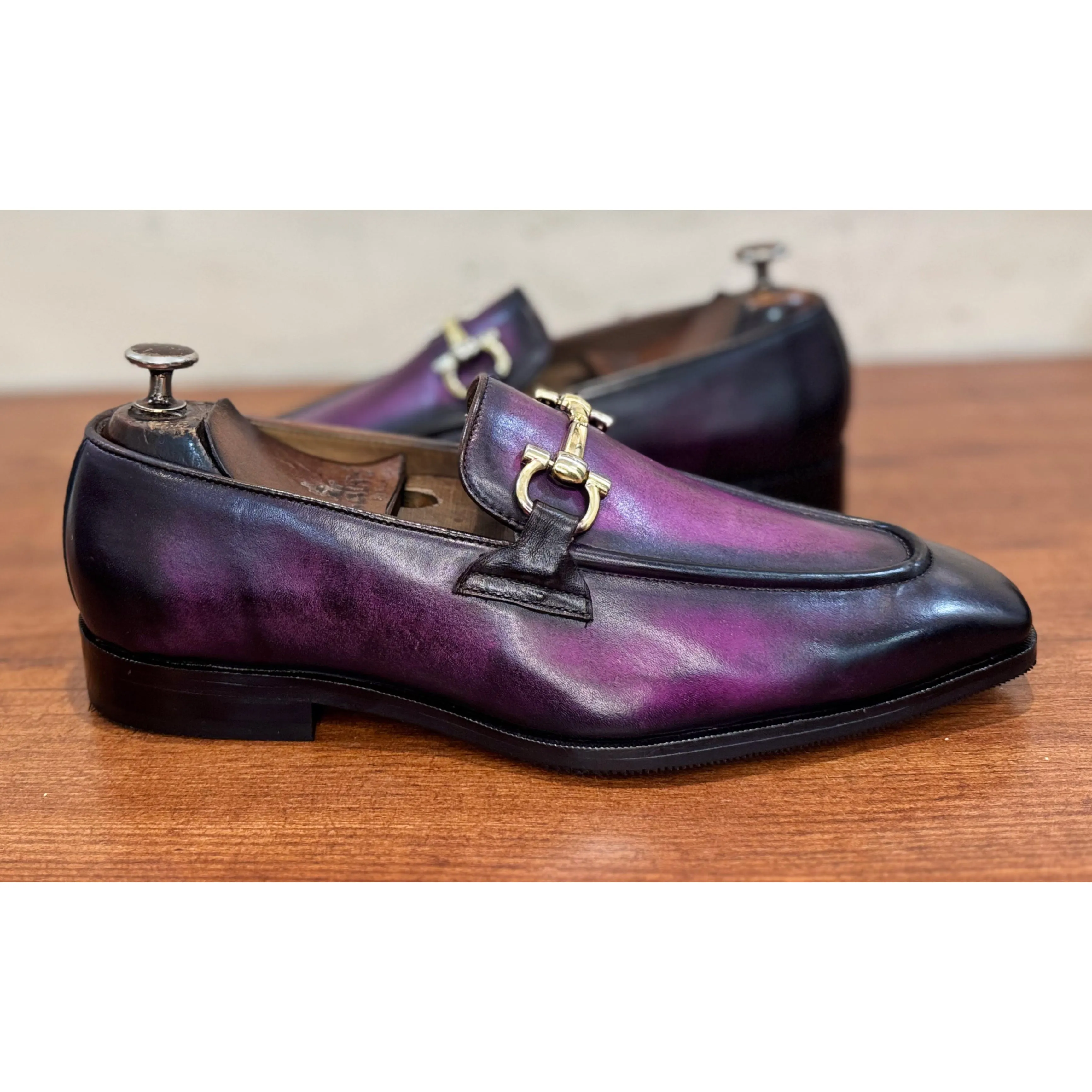 Purple Patina Loafers