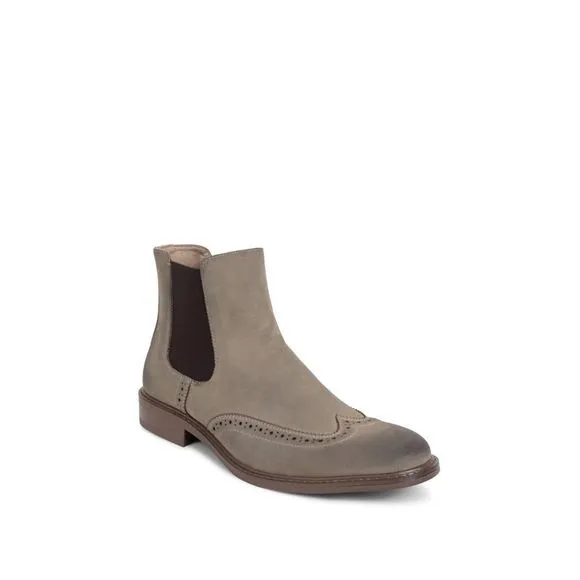 Reaction Kenneth Cole Men's Beige Comfort Knock Wingtip Toe Block Heel Size 12