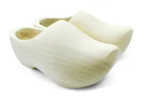 Sanded Wooden Shoes (Pointed Nose)