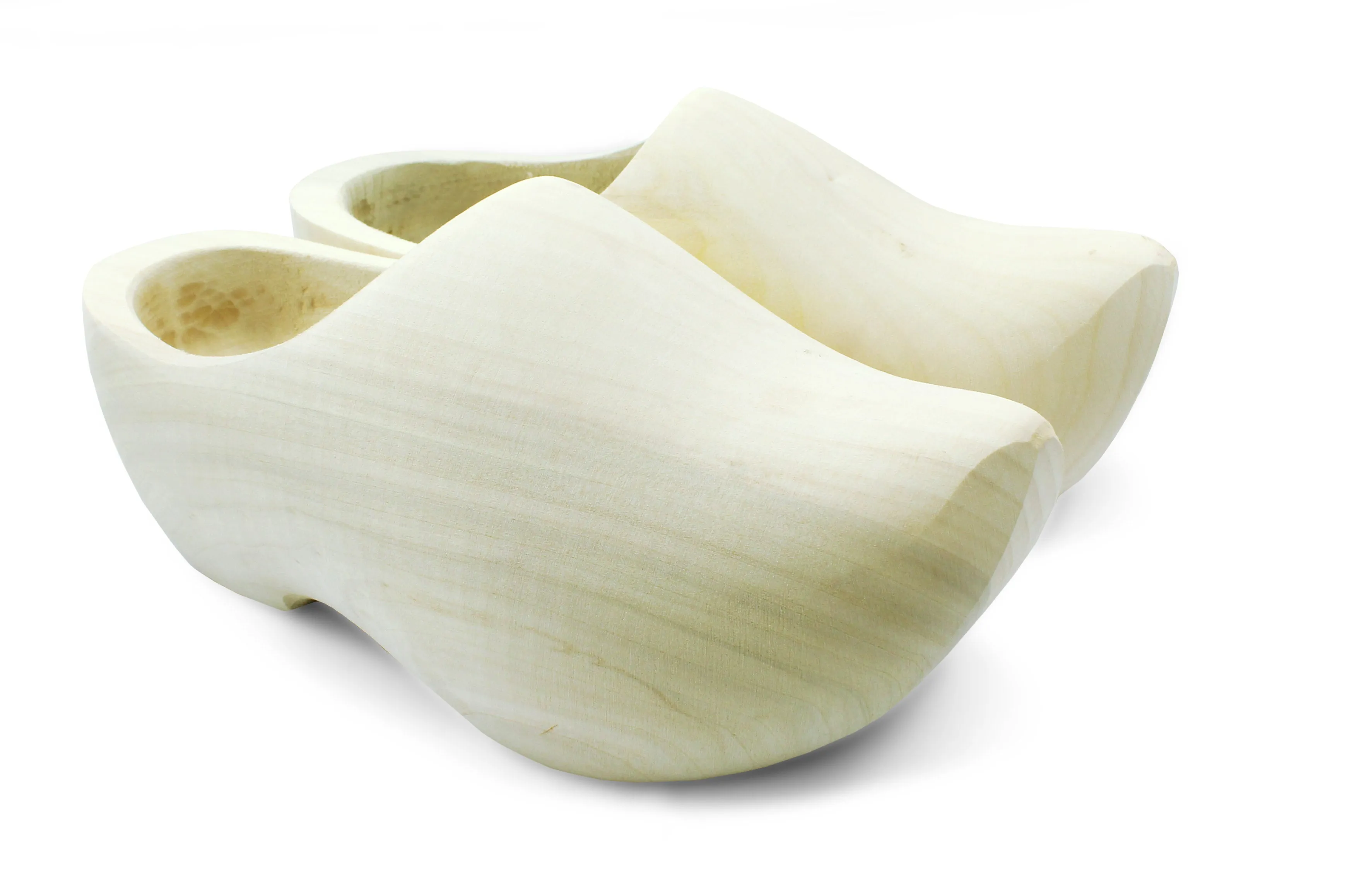 Sanded Wooden Shoes (Pointed Nose)