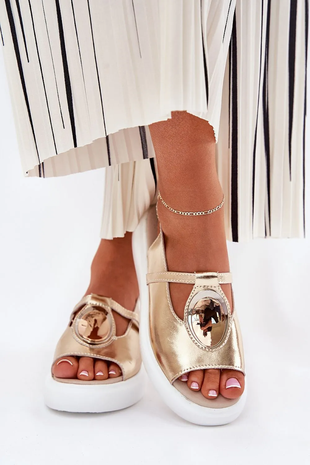 S.Barski natural leather sandals