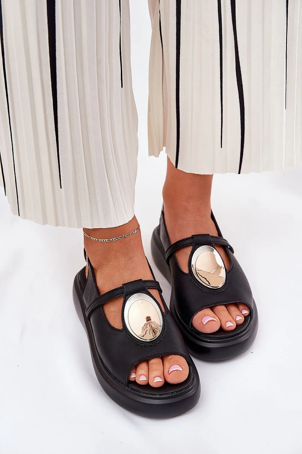 S.Barski natural leather sandals