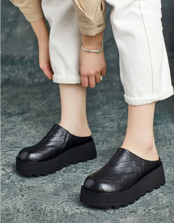 Summer Comfort Wide Toe Box Platform Slippers