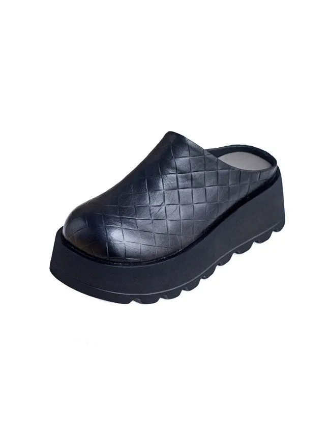 Summer Comfort Wide Toe Box Platform Slippers