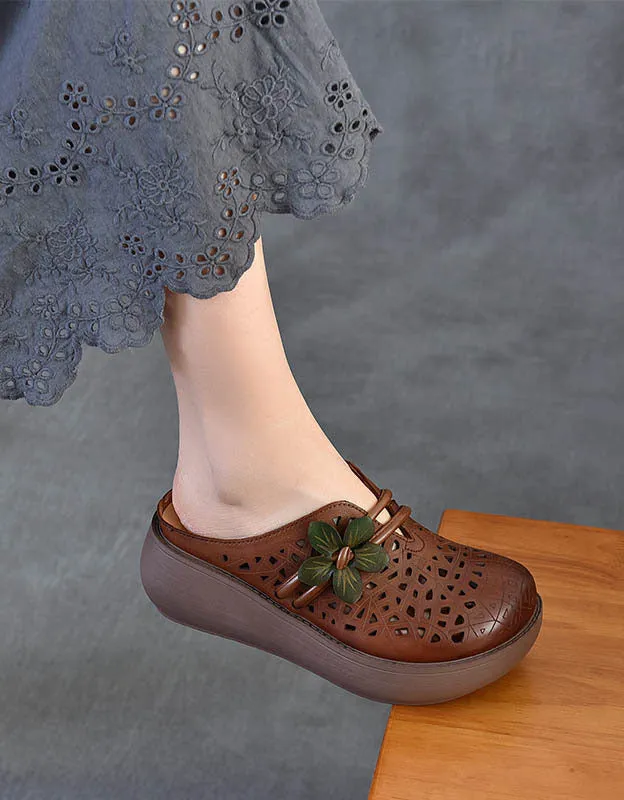 Summer Comfortable Wide Toe Box Wedge Sandals