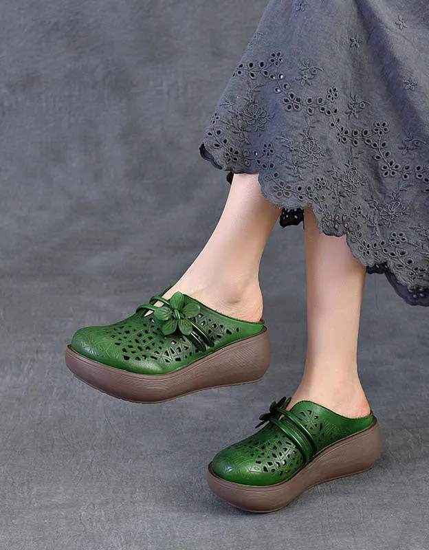 Summer Comfortable Wide Toe Box Wedge Sandals