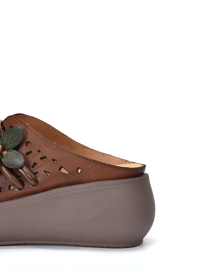 Summer Comfortable Wide Toe Box Wedge Sandals