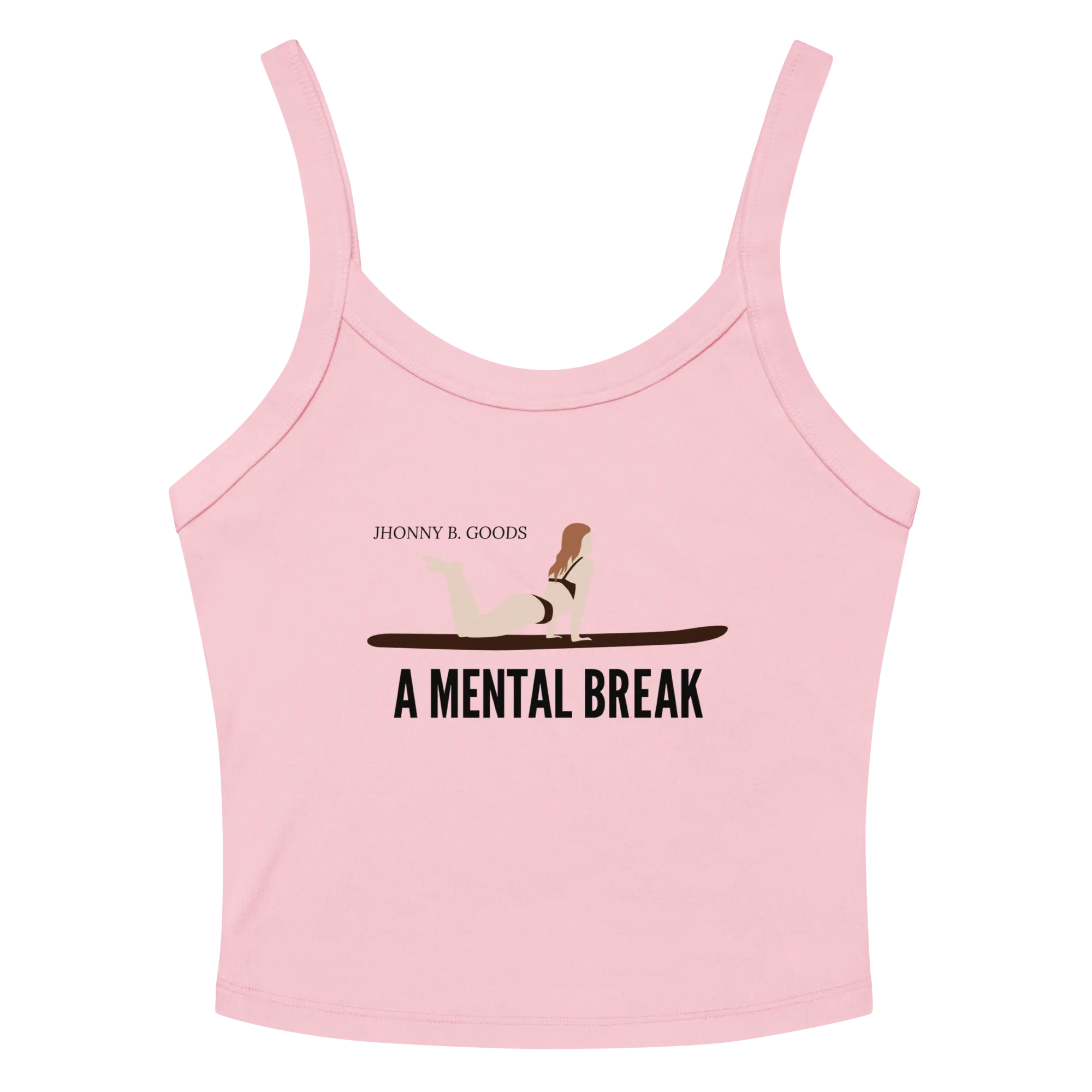 Surfing Mental Break - Women’s belly rib tank