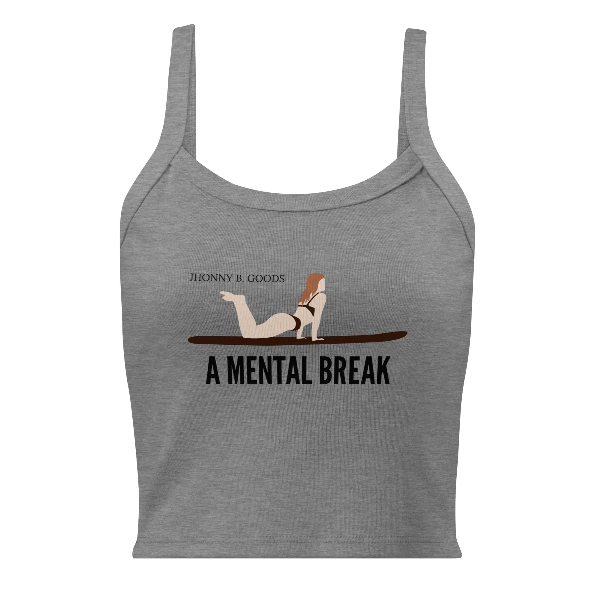Surfing Mental Break - Women’s belly rib tank