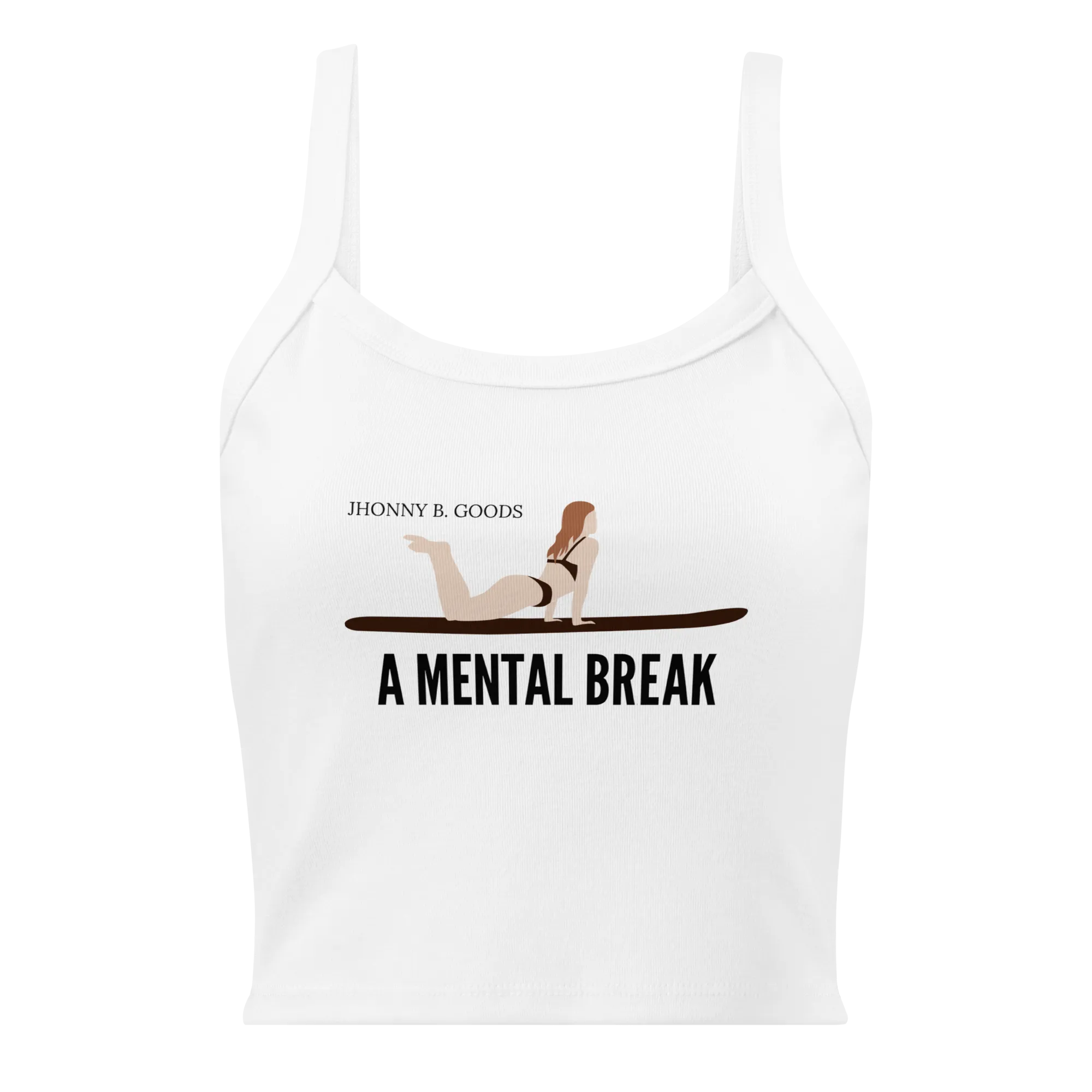 Surfing Mental Break - Women’s belly rib tank