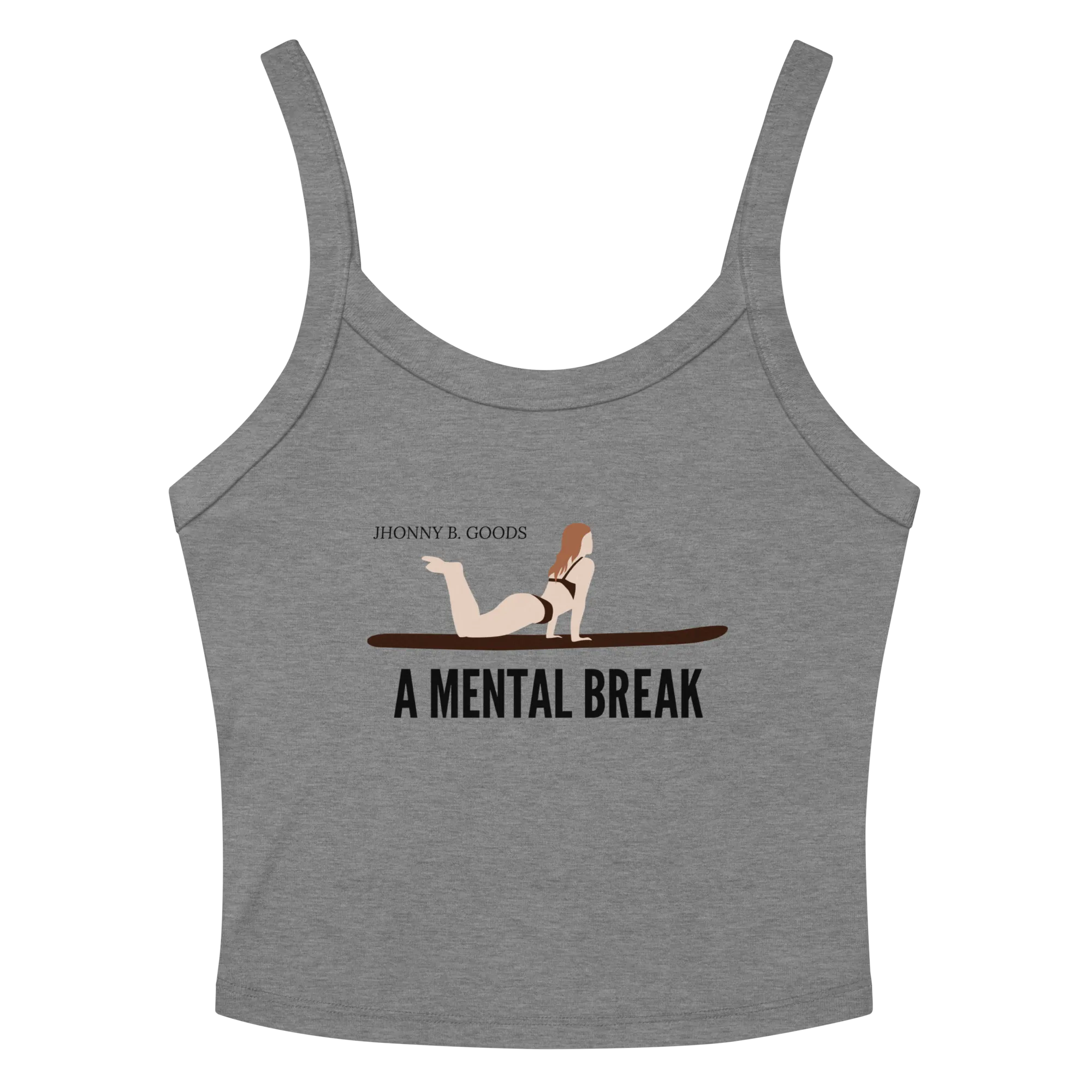 Surfing Mental Break - Women’s belly rib tank