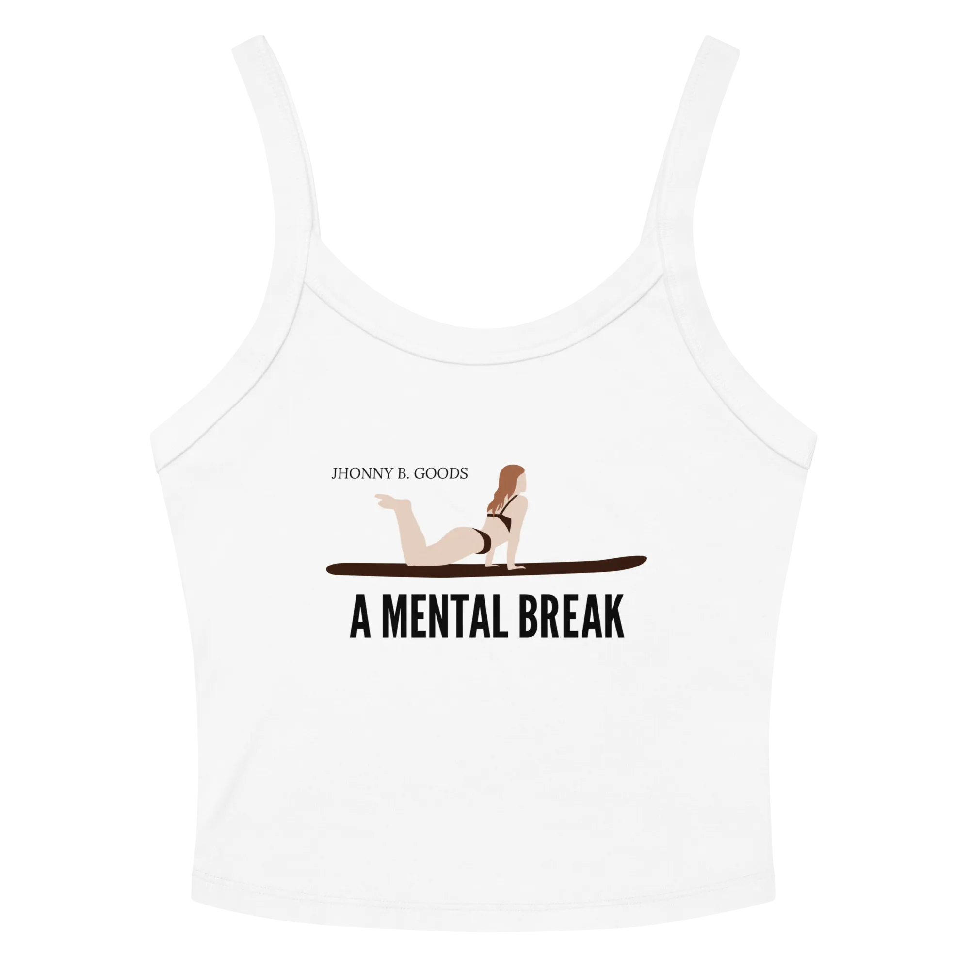 Surfing Mental Break - Women’s belly rib tank