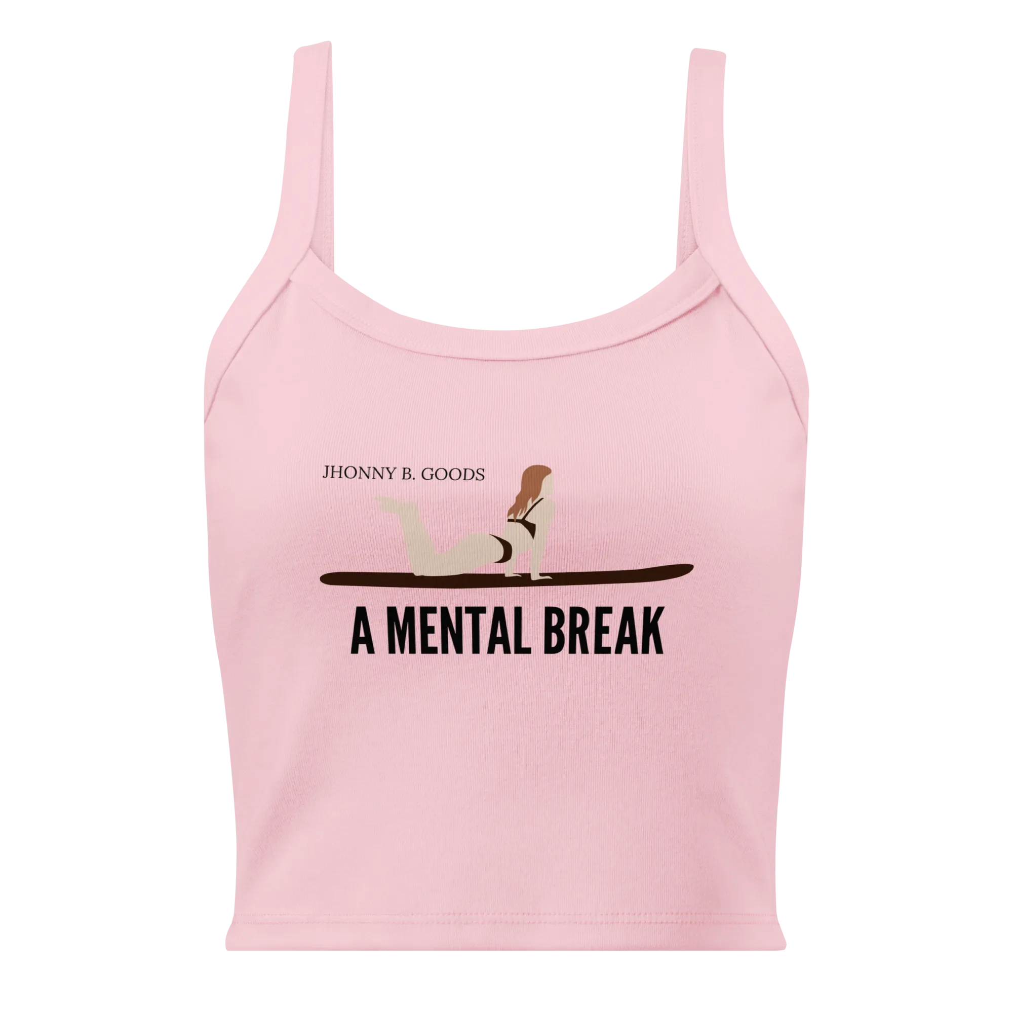 Surfing Mental Break - Women’s belly rib tank