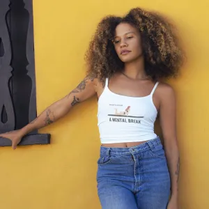 Surfing Mental Break - Women’s belly rib tank
