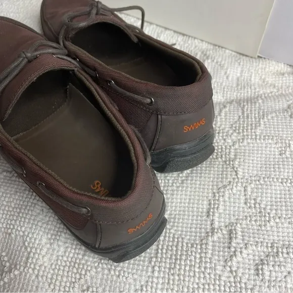 Swims Brown Lace Loafers George 8.5