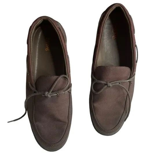 Swims Brown Lace Loafers George 8.5