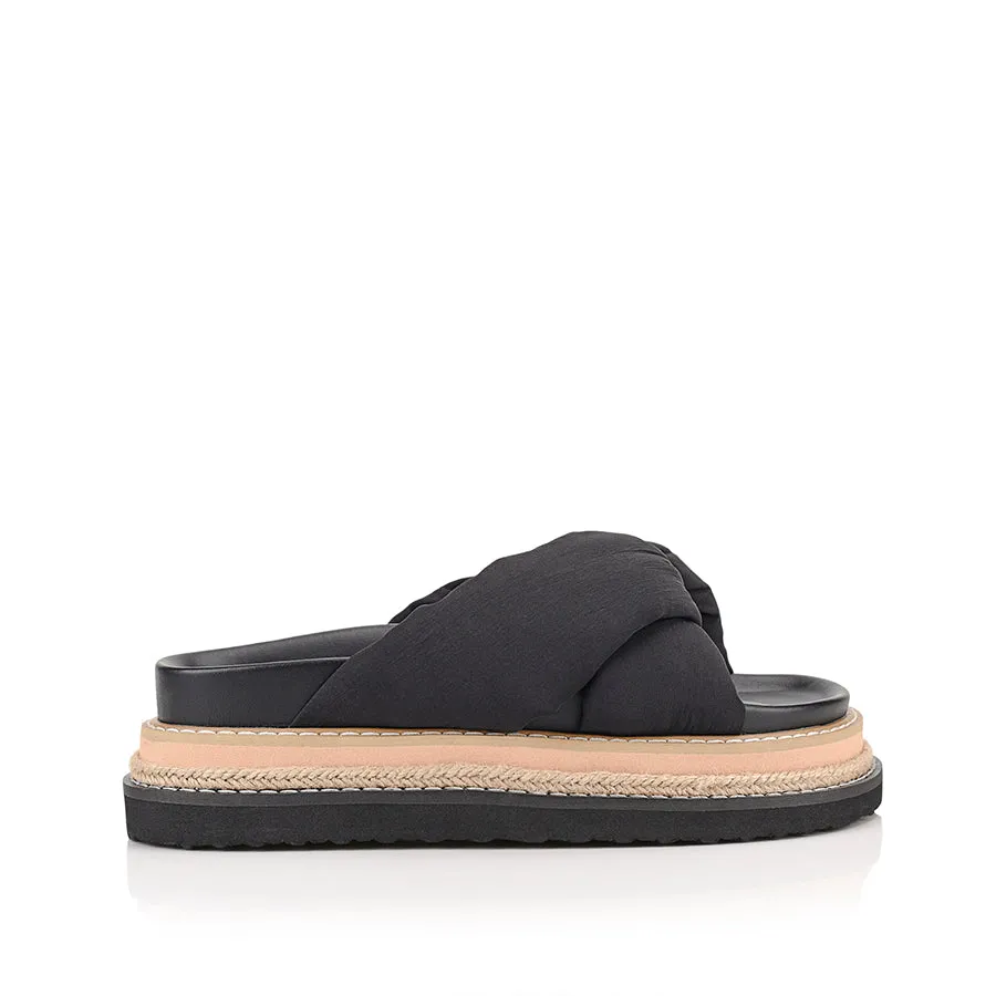 Thames Flaltform Slides - Black