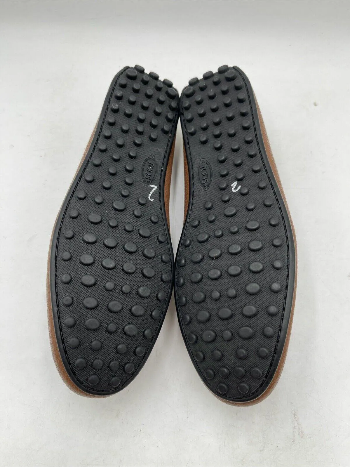 TOD’s Brown Leather Horsebit Moccasin Driving Loafers Men’s Size 7.5 - Very Good