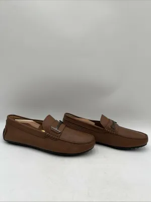 TOD’s Brown Leather Horsebit Moccasin Driving Loafers Men’s Size 7.5 - Very Good