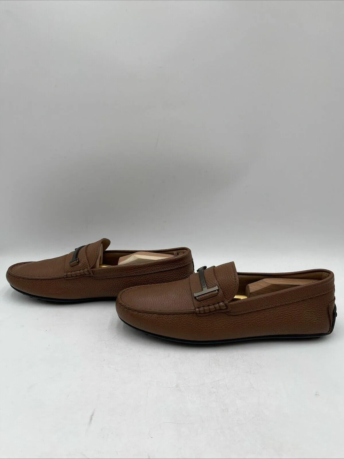 TOD’s Brown Leather Horsebit Moccasin Driving Loafers Men’s Size 7.5 - Very Good