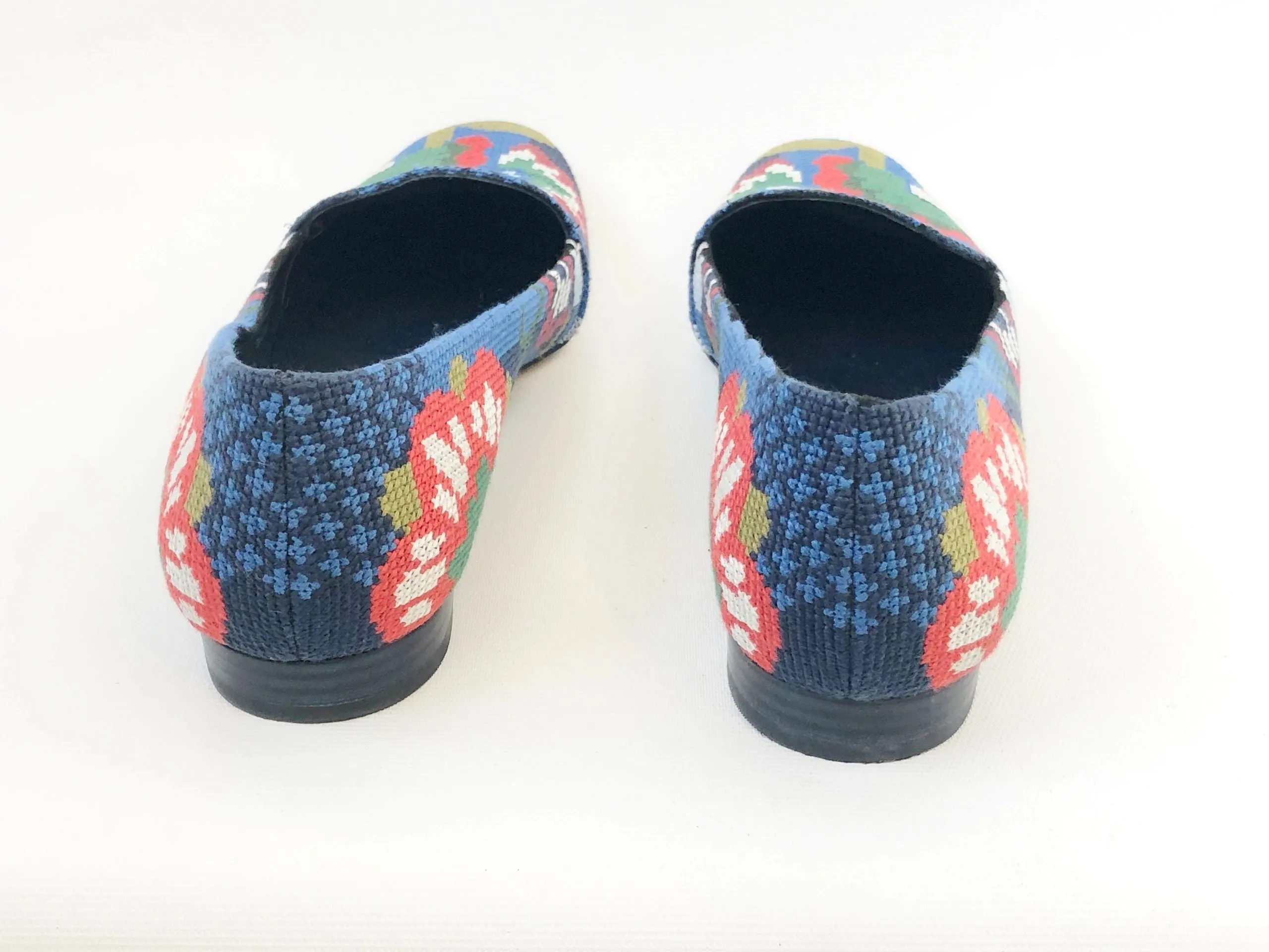 Tory Burch Sadie Needlepoint Loafer Size 9 M