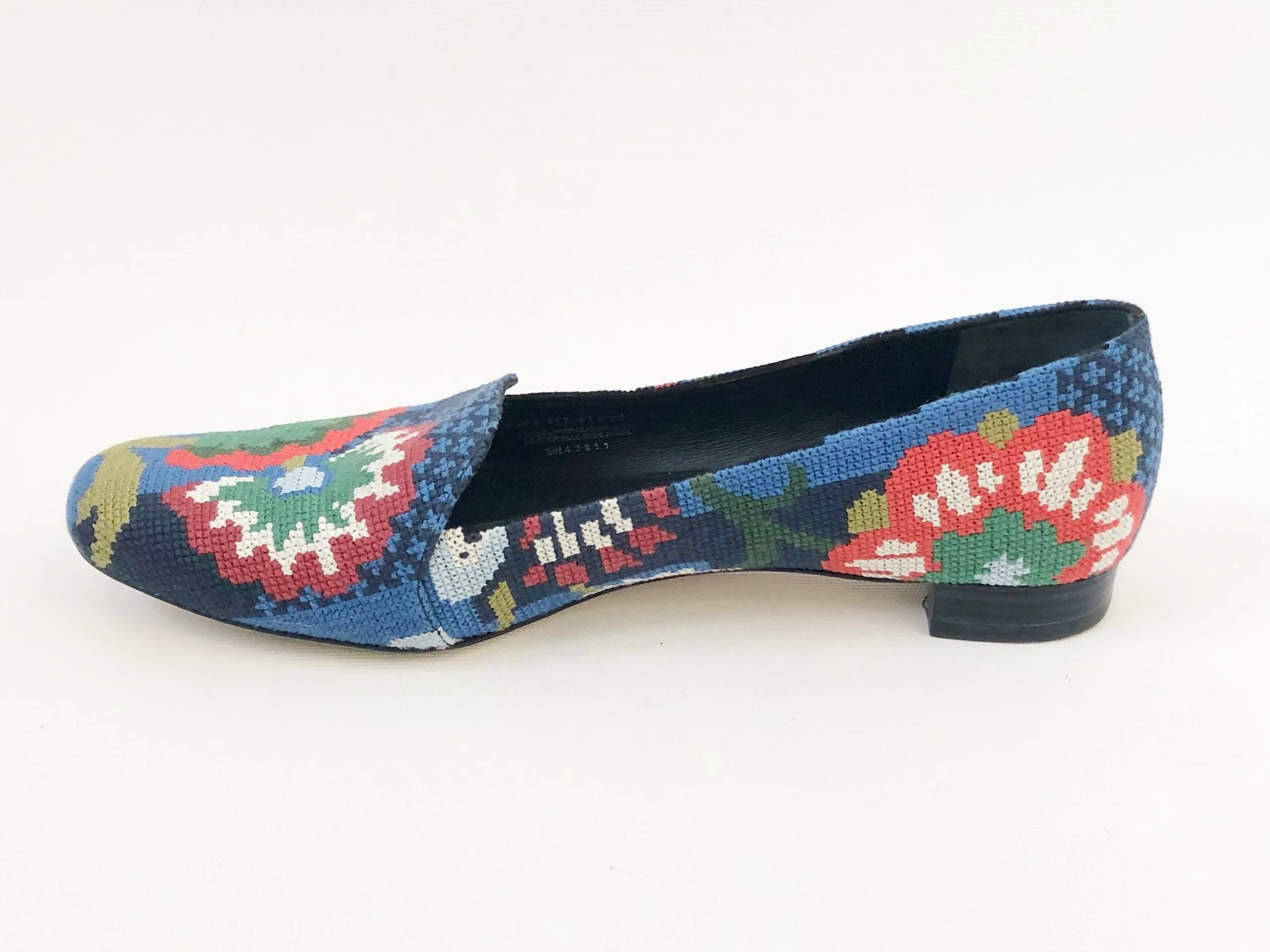 Tory Burch Sadie Needlepoint Loafer Size 9 M