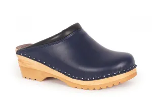 Troentorp | Rembrandt Navy Blue Clogs | Ideal Natural