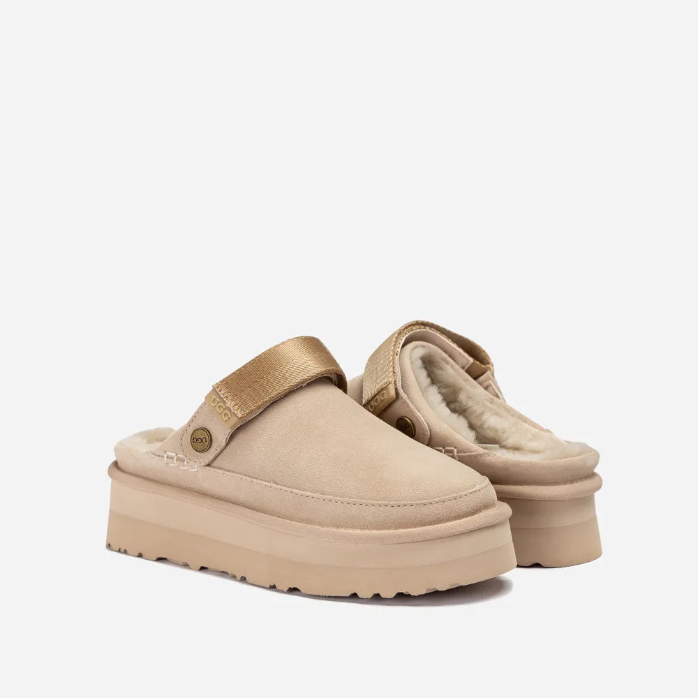 Ugg Oz Platform Shearing Clog