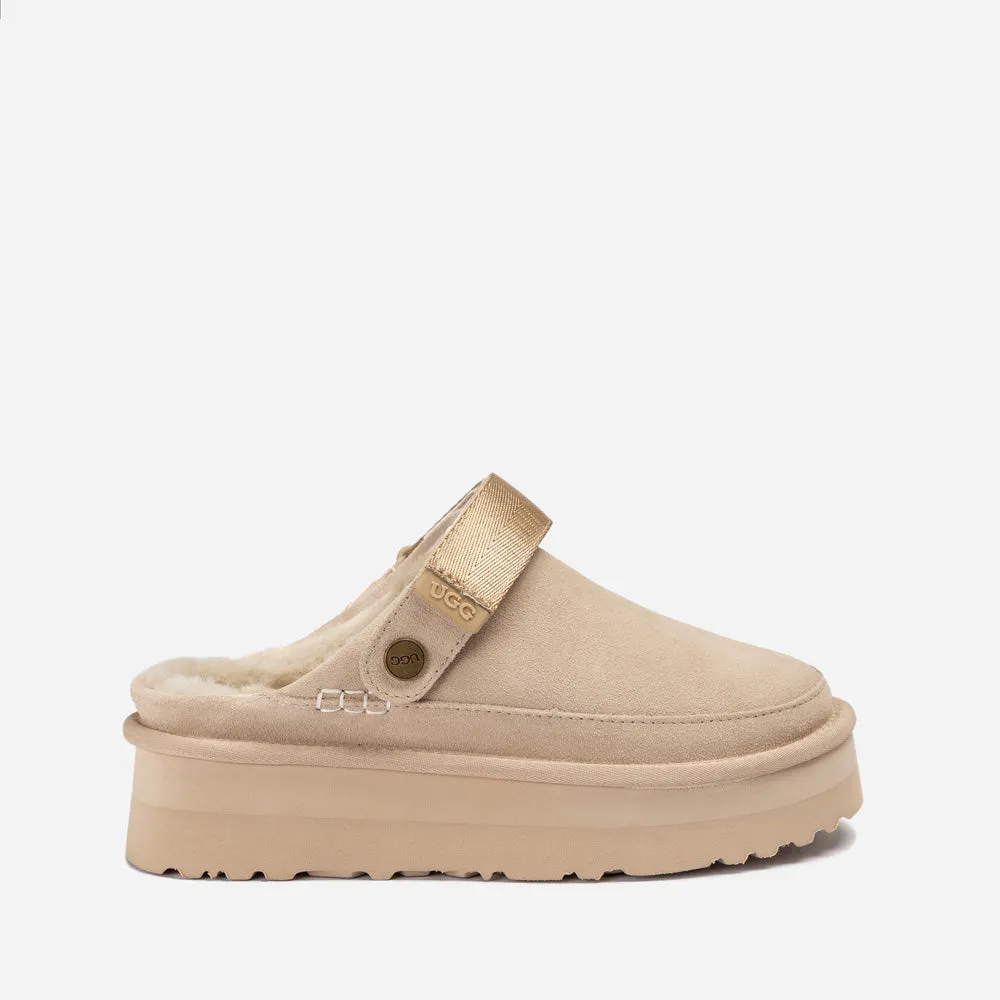 Ugg Oz Platform Shearing Clog