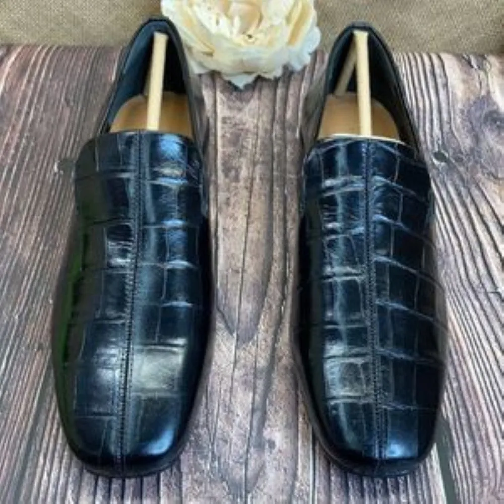 VIA SPIGA Black Baudelaire Loafer 5.5