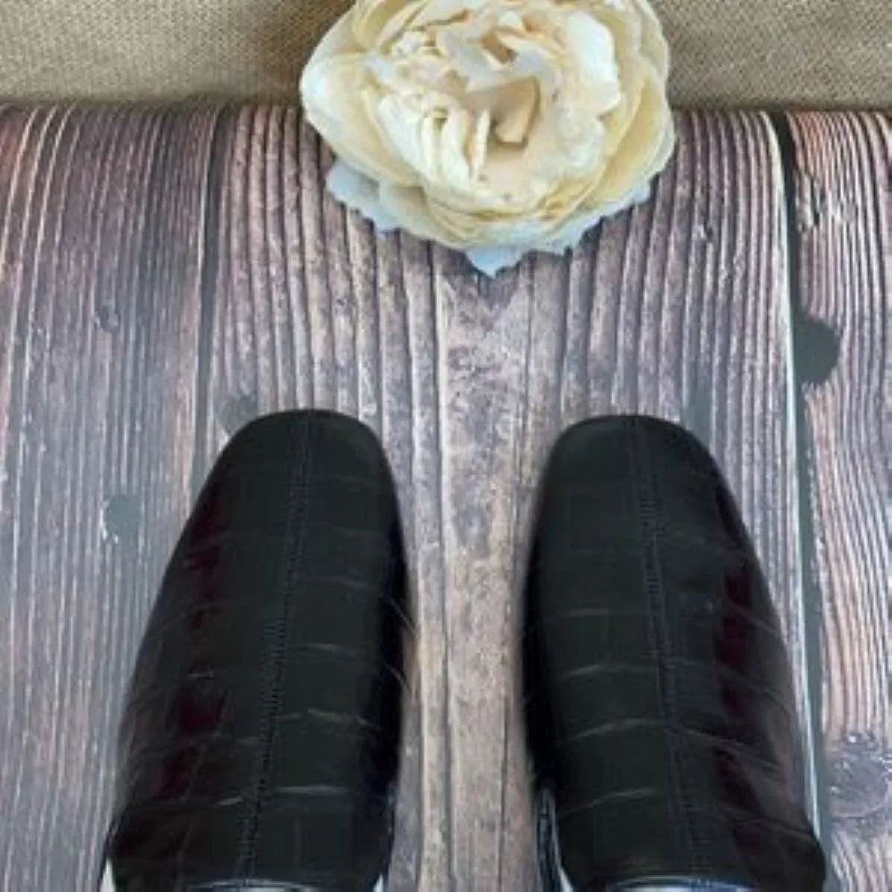 VIA SPIGA Black Baudelaire Loafer 5.5