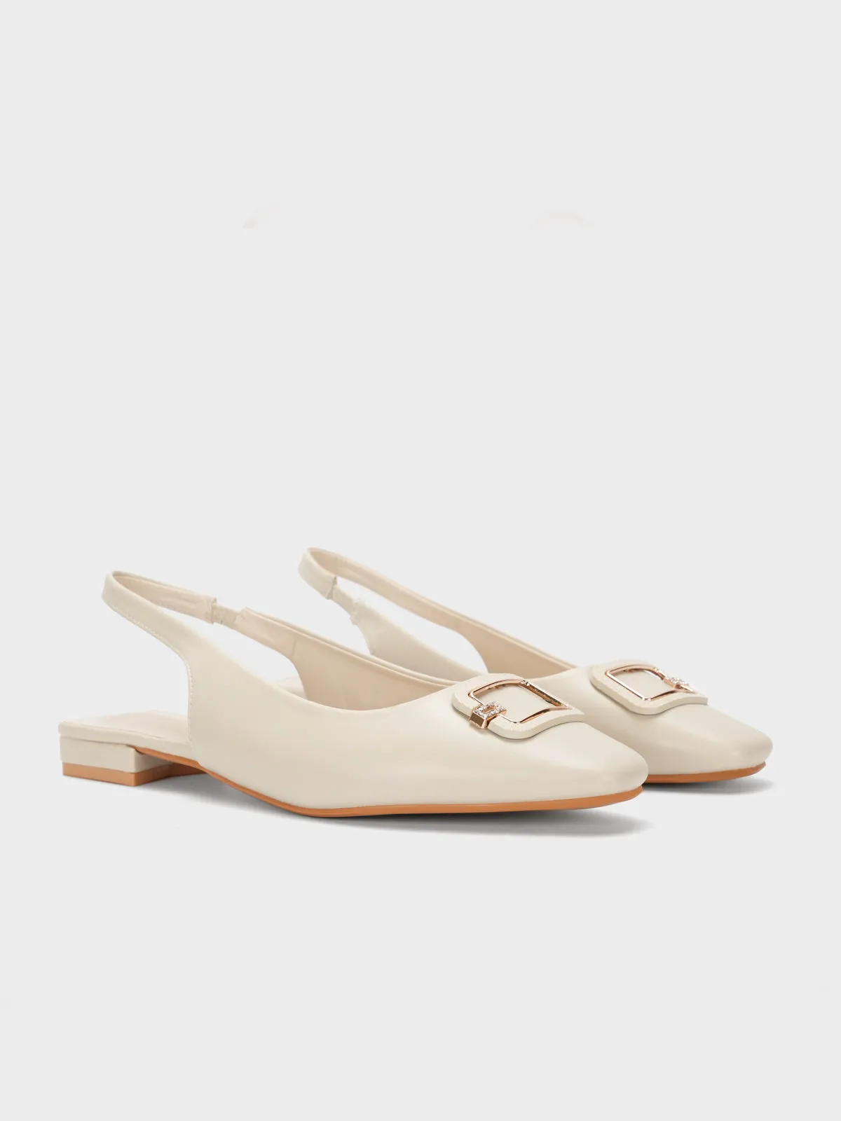 Women's "AMYRYN" Slingback Flat Pumps