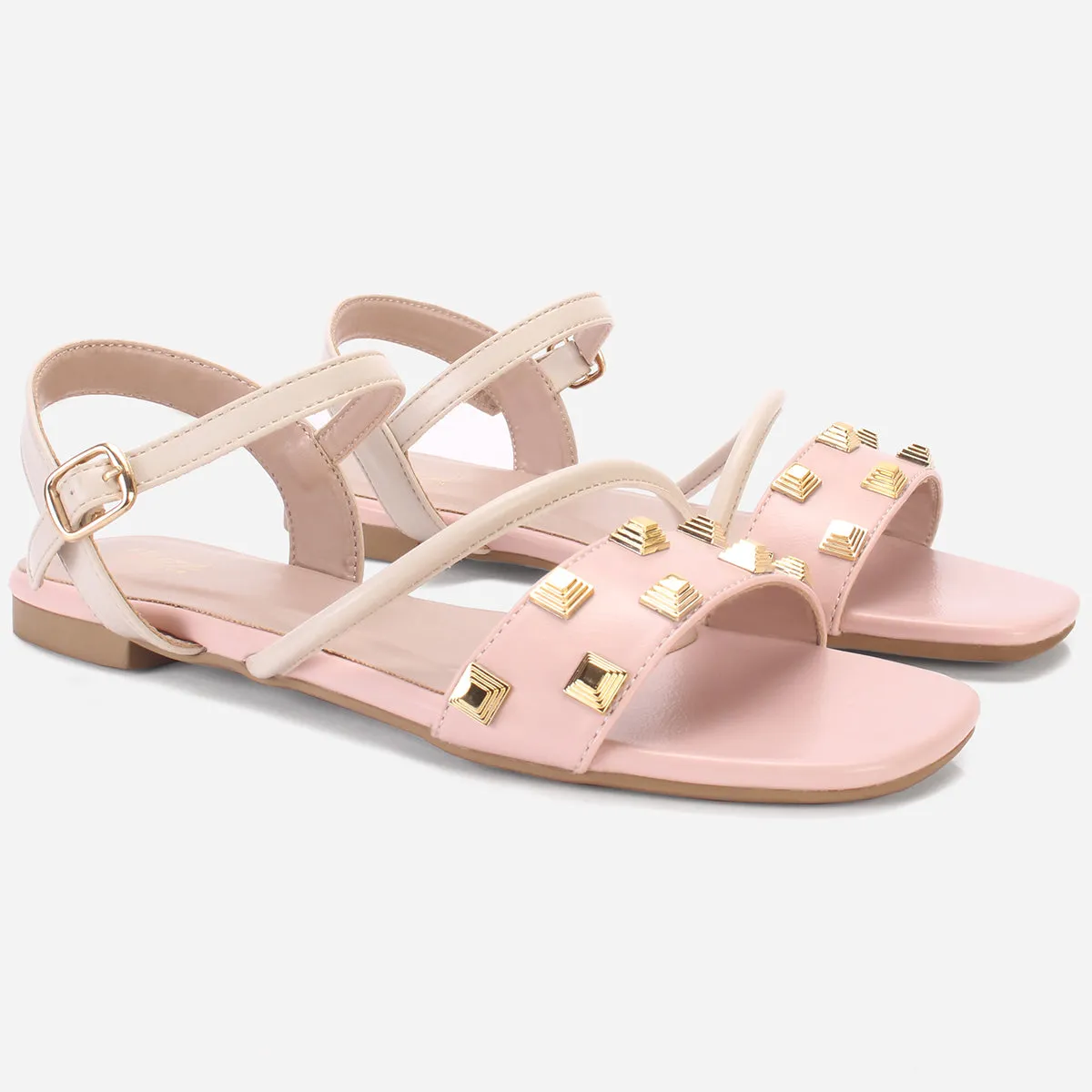 Women's "RHINOTA" Stud Detailing Sandals