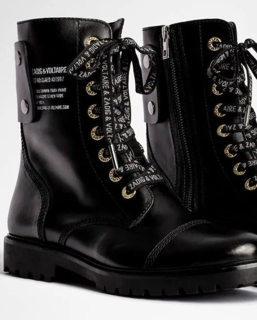 Zadig & Voltaire Joe Smooth Cowskin   Studs