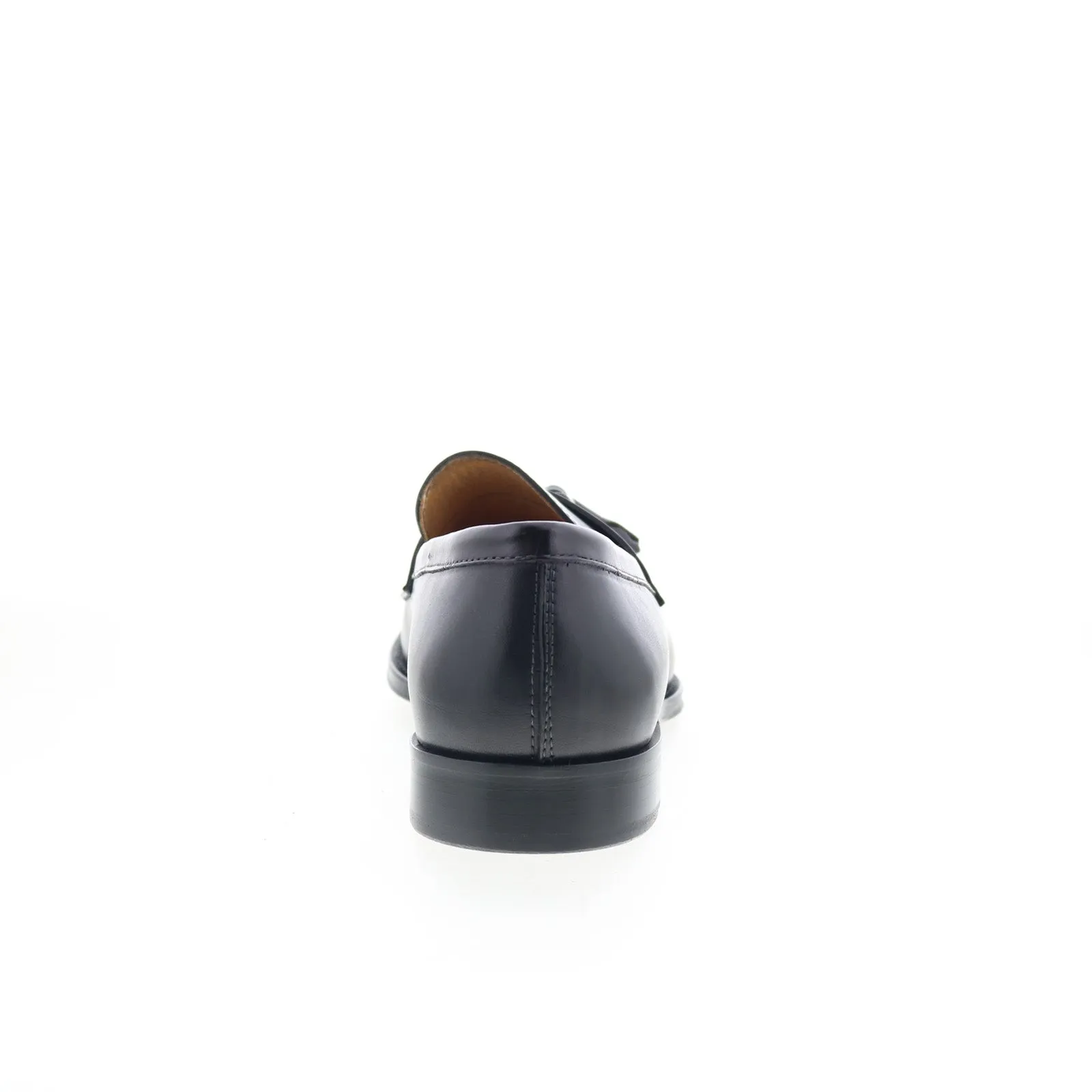 Zelli Italia Como Calfskin Mens Black Extra Wide Loafers Casual Shoes
